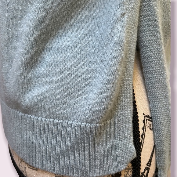 Coastal Blue Knit Sweater Women’s S Small powder blue - Picture 7 of 8